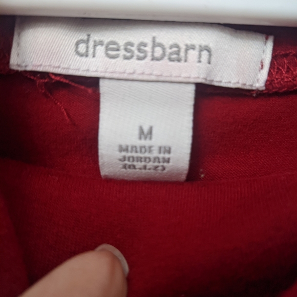 Red long sleeve turtleneck - Picture 4 of 6